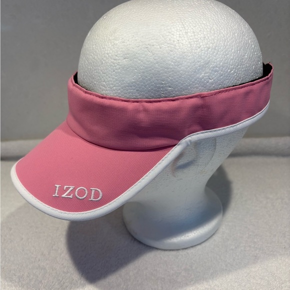 IZOD Pink Golf Tennis Visor Hat - Picture 3 of 12